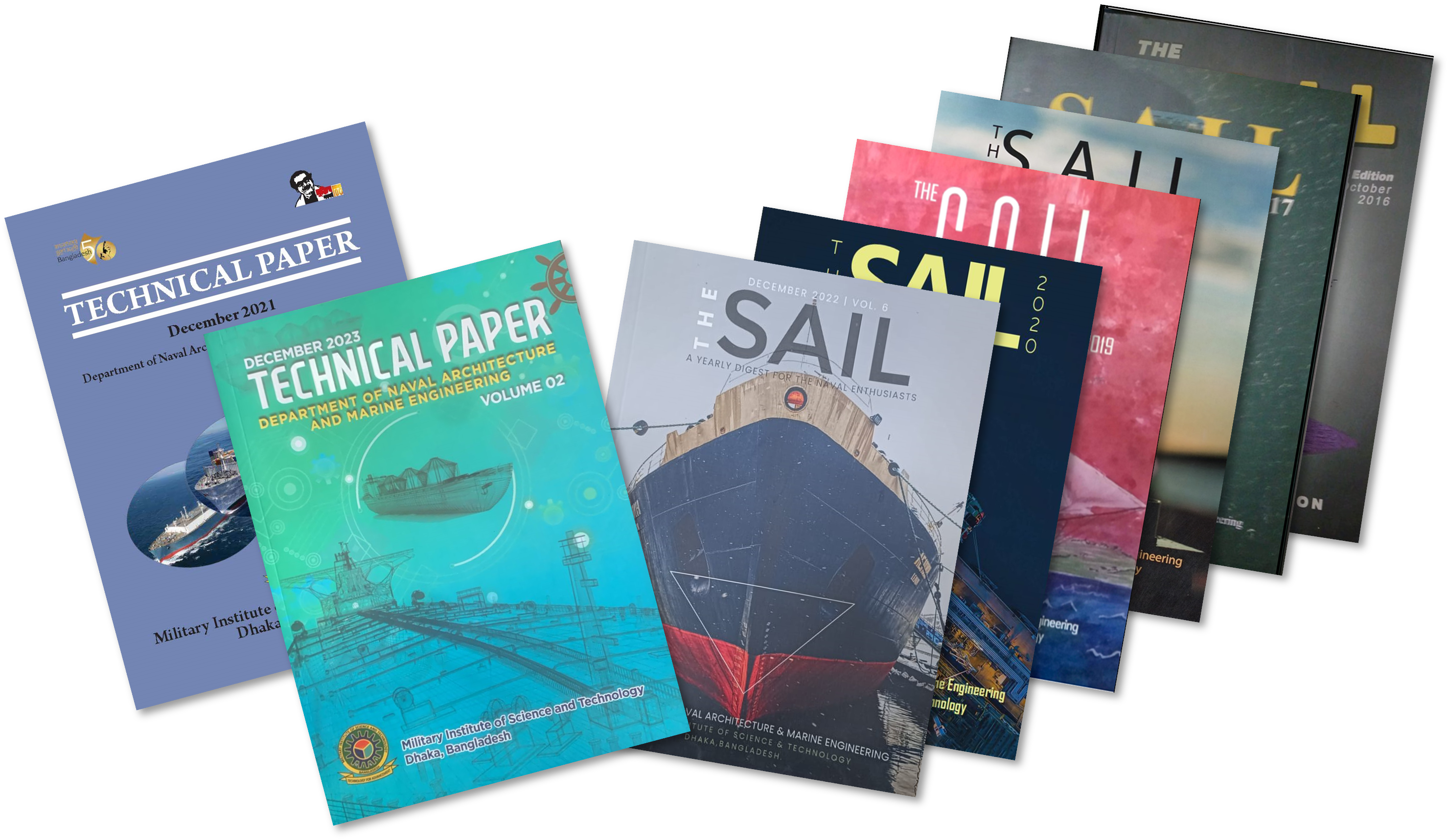 Departmental Annual Publication "THE SAIL" and "TECHNICAL PAPER"